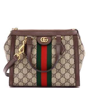 Gucci Ophidia Top Handle Tote Gg Coated #242720G13B